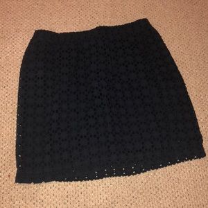 navy blue skirt